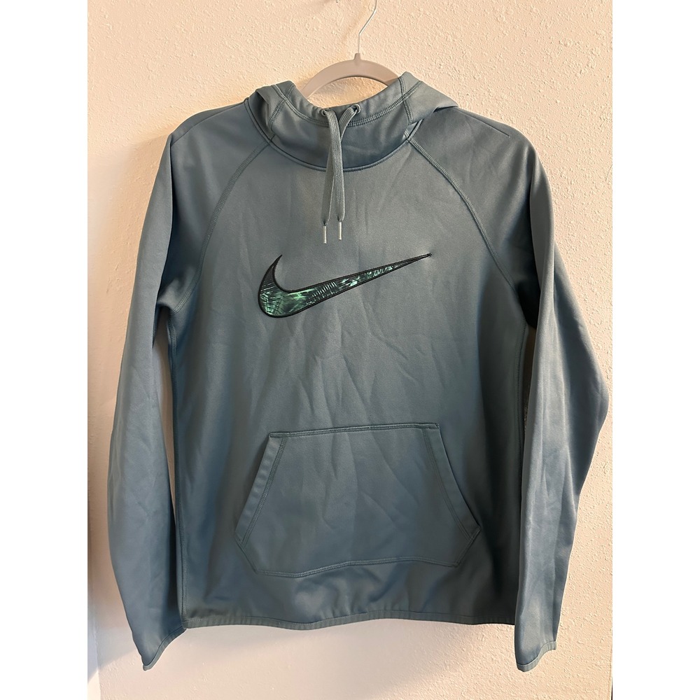 Nike Hoodie Dri-Fit Training Pullover Womens S Green Fleece 847814-392